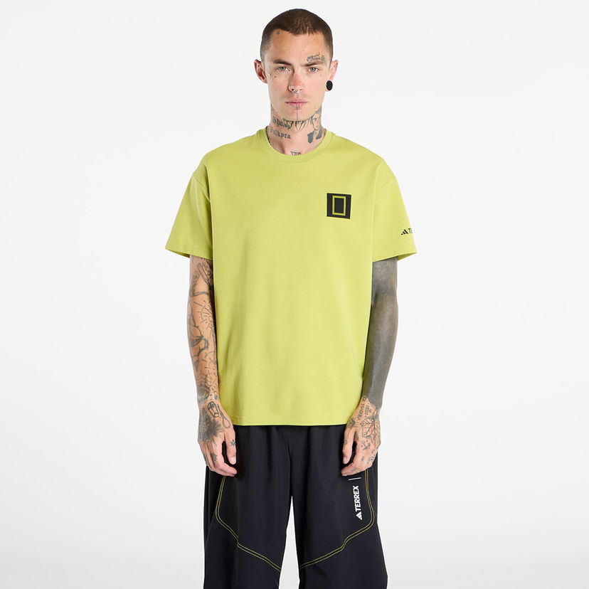 Tričko adidas Performance Terrex National Geographic Graphic Short Sleeve T-Shirt Zelené | KC2351