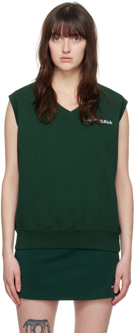 Vesta Sporty & Rich Serif Vest Zelené | VNAW2313FO, 0