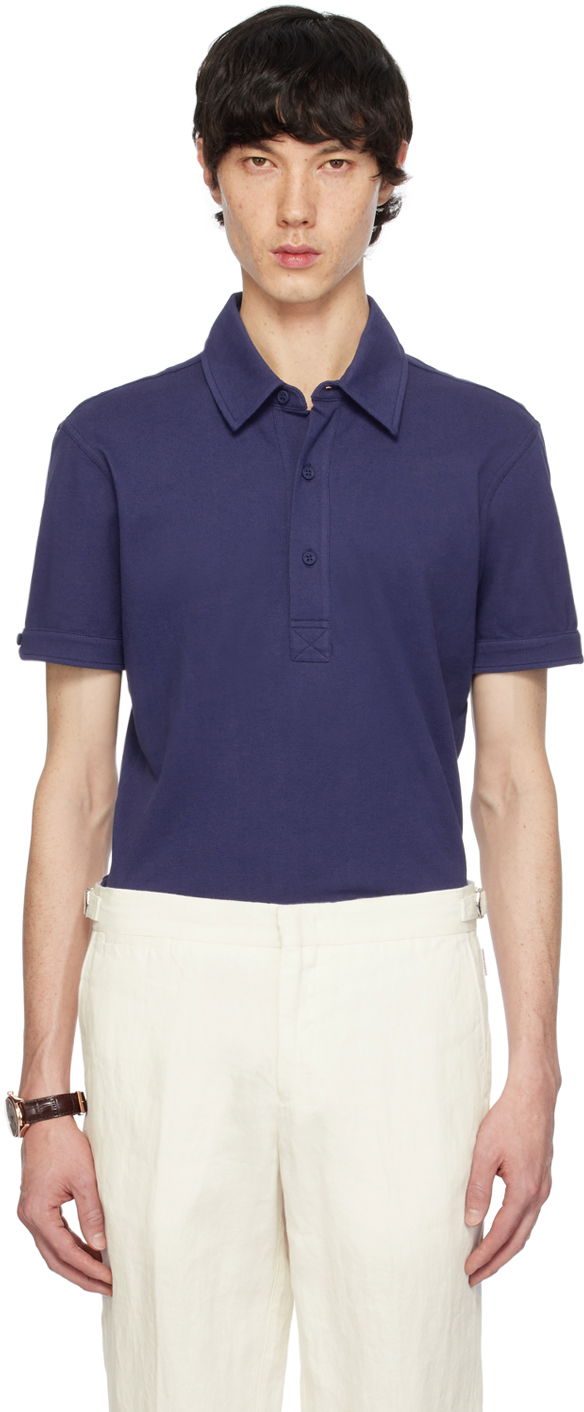 Polo tričko Orlebar Brown Sebastian Polo Navy | 278727