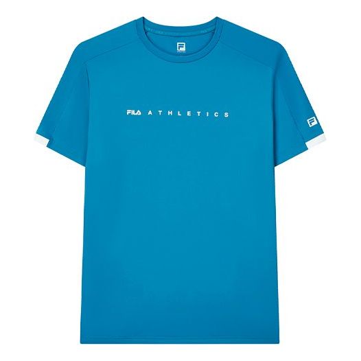 Tričko FILA FILA Athletics Casual Sports Short Sleeve T-Shirt Modrá | A11M131101F-DB