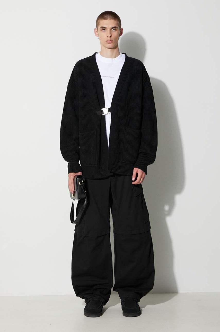 Cargo nohavice Han Kjøbenhavn Cotton Twill Baggy Cargo Pants Čierna | M.132897, 1