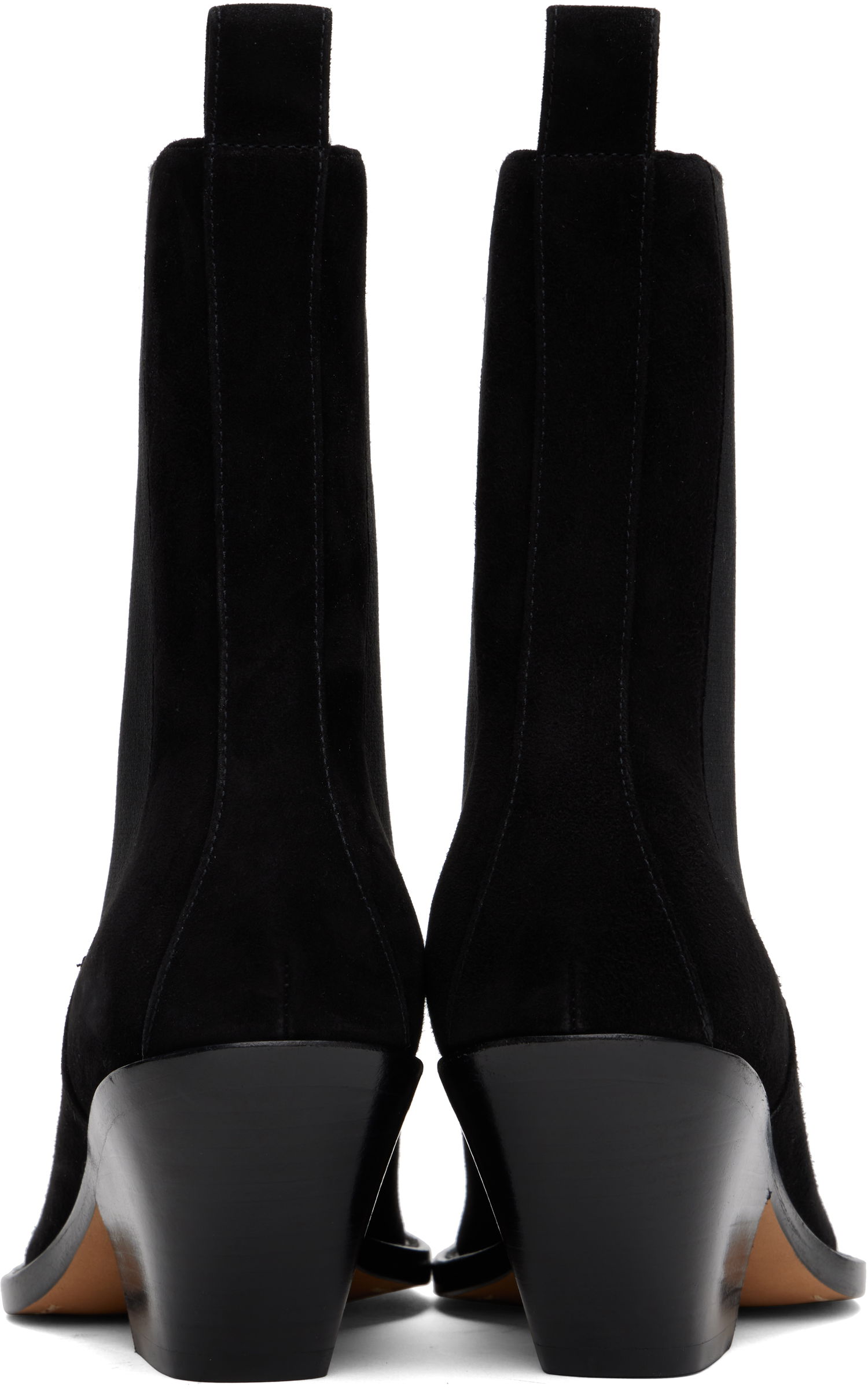 Tenisky a topánky Khaite KHAITE Austin Suede Ankle Boots Čierna | F1092-849, 1