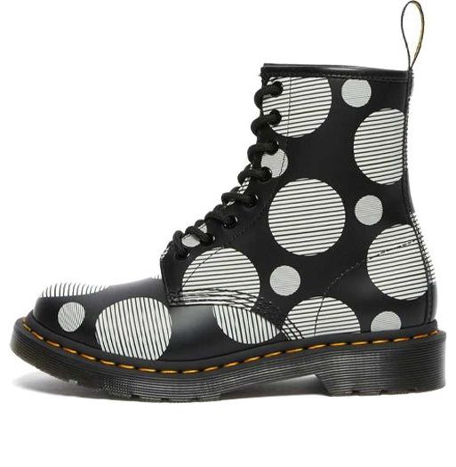 Tenisky a topánky Dr. Martens 1460 Polka Dot Smooth Leather Boots Čierna | 26876009