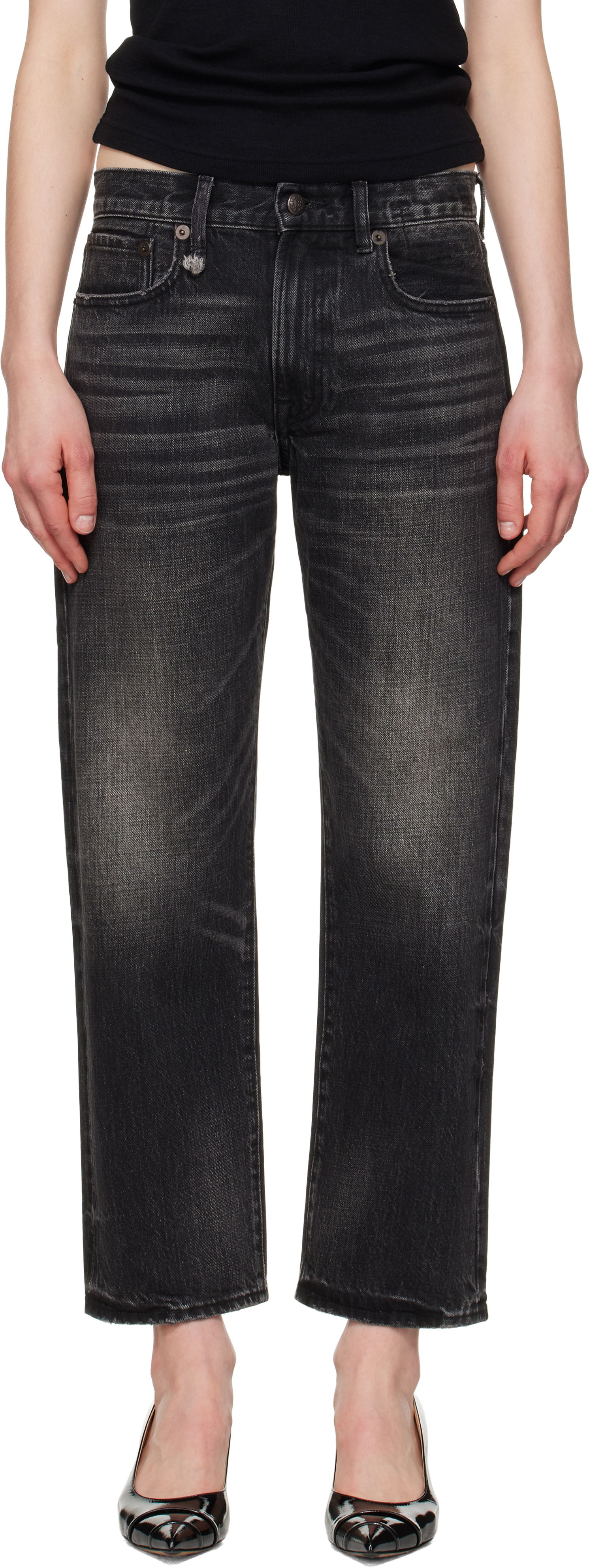 Džínsy R13 R13 Romeo Jeans Čierna | R13WD103-D175A, 0