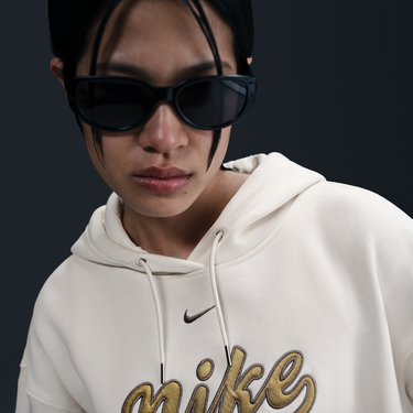 Mikina Nike Nike Sportswear Phoenix Fleece Hoodie Béžová | IB9974-030, 4