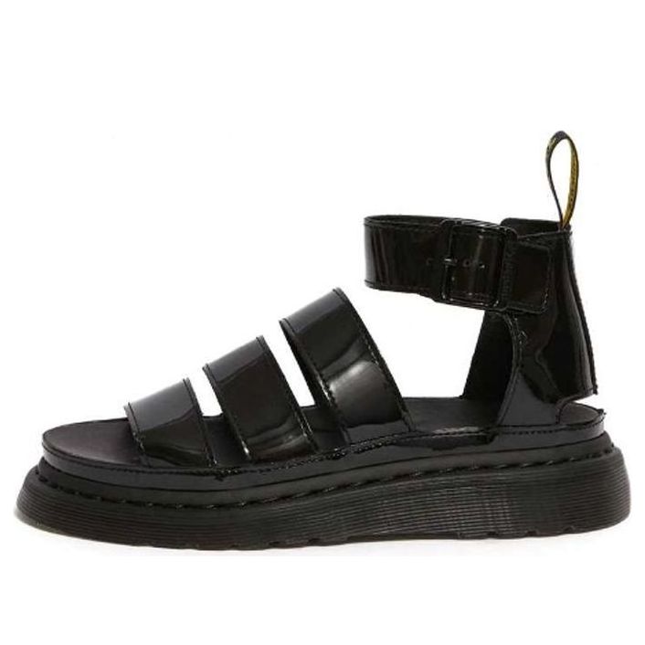 Tenisky a topánky Dr. Martens Dr. Martens Clarissa II Patent Leather Strap Sandals Čierna | 24822001