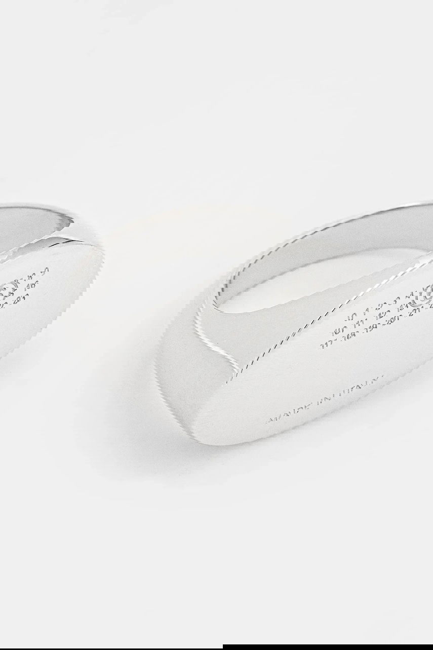 Prsteň Maison Margiela MM6 Maison Margiela Oval Numeric Ring Metalická | SM7UQ0108 P8601, 1