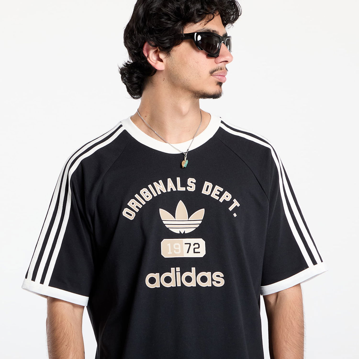 Tričko adidas Originals 3-Stripes Originals Dept. Graphic Tee Čierna | KD6265, 1