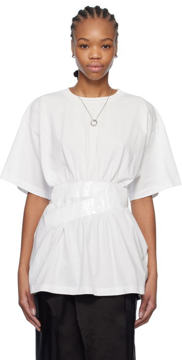 Tričko Maison Margiela MM6 Maison Margiela Taped Jersey T-Shirt Biela | S52GC0335 M20048, 0