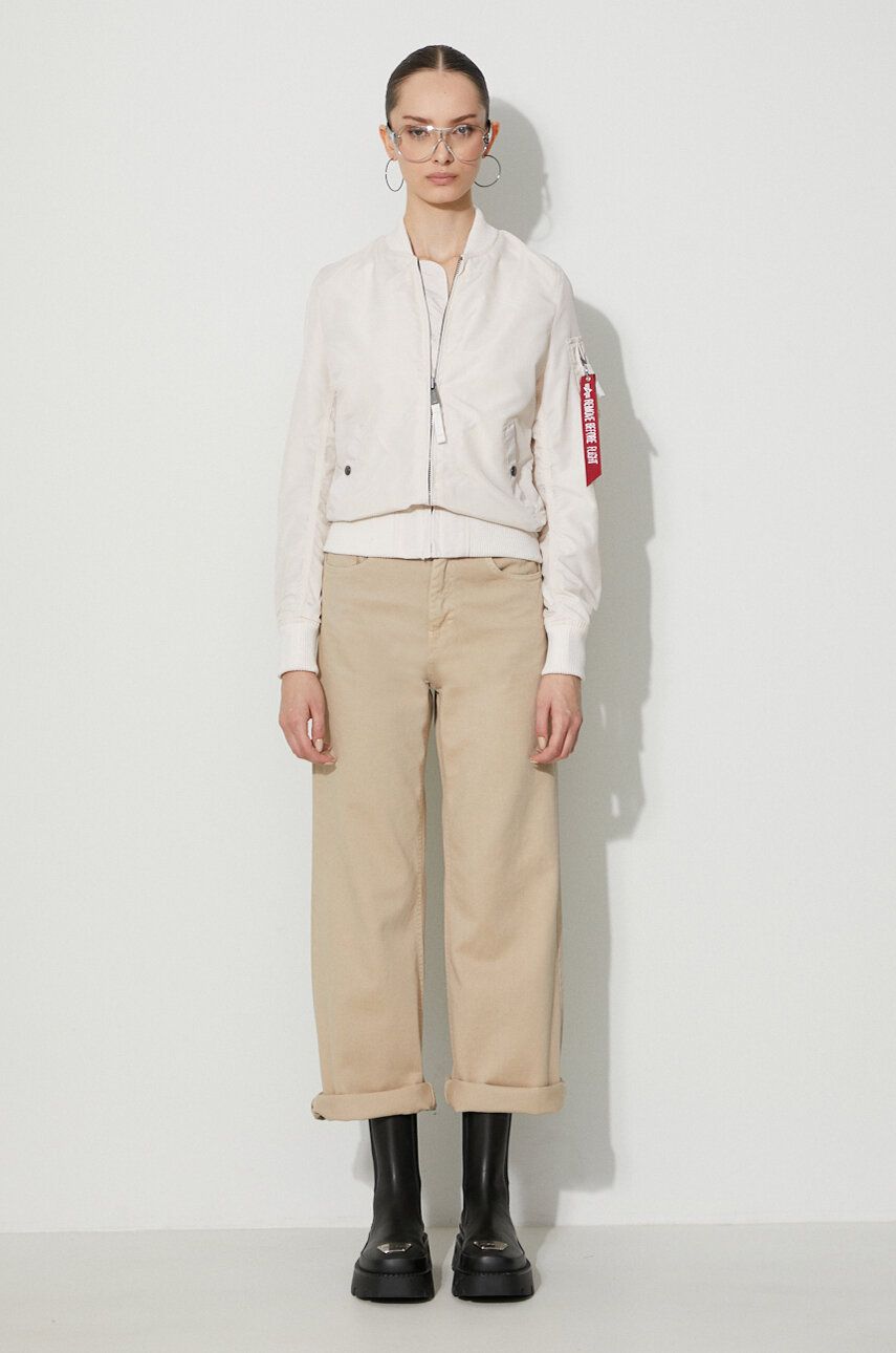 Bomber bunda Alpha Industries MA-1 TT Wmn 141041 578 Bomber Jacket Béžová | 141041.578, 1