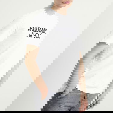 Tričko A.P.C. Madame A.P.C. T-Shirt Biela | COGYK-M26462-AAB, 5