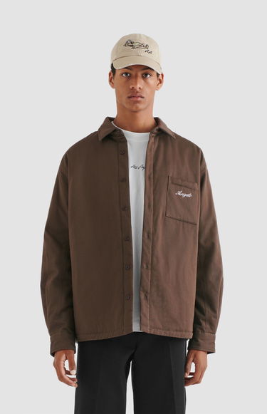 Košeľa AXEL ARIGATO Alpine Padded Shirt Hnedá | A2207001, 8