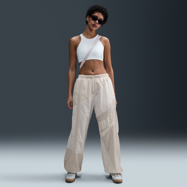 Tepláky Nike Nike Sportswear Mid-Rise Woven Pants Béžová | HJ4178-133, 0
