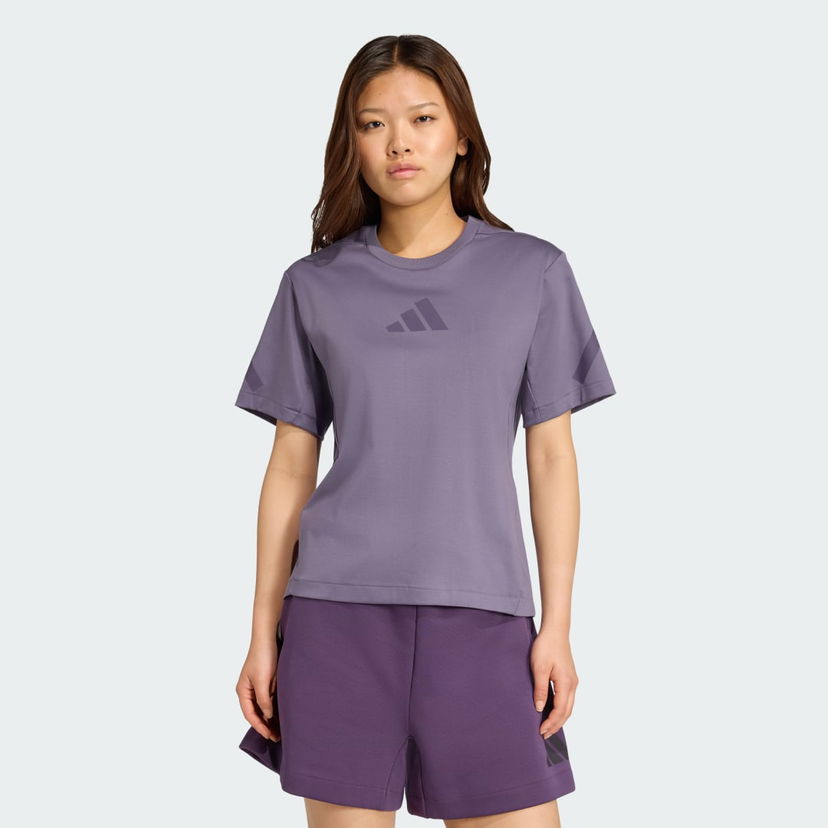 Tričko adidas Performance Z.N.E. T-Shirt Fialová | JW7755
