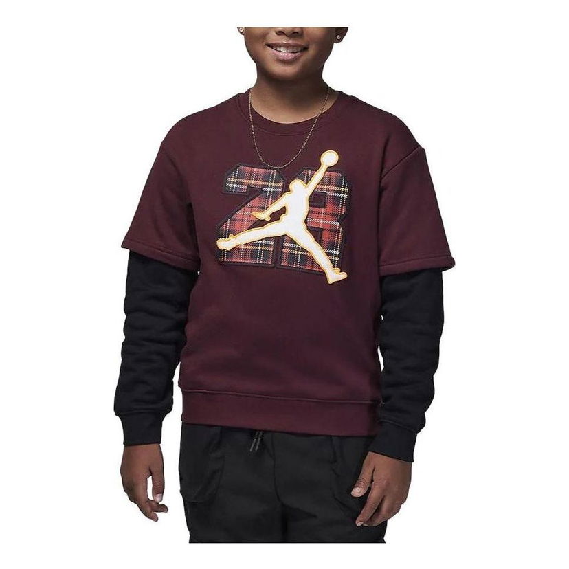 Sveter Jordan Jordan 23 2fer Crew Top Vínová | FZ1677-681
