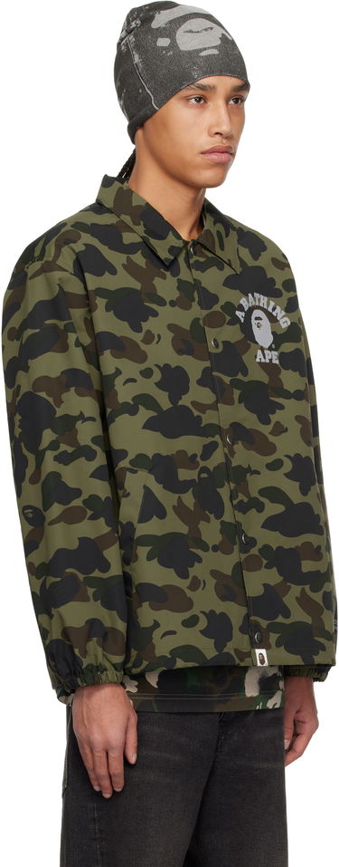 Vetrovka BAPE A Bathing Ape Gore-Tex Windstopper 1st Camo Coach Jacket Zelené | 001LJK701005M, 1