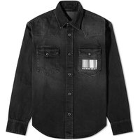 Košeľa VETEMENTS Vetements Big Barcode Denim Shirt Čierna | VL14SH700B, 1