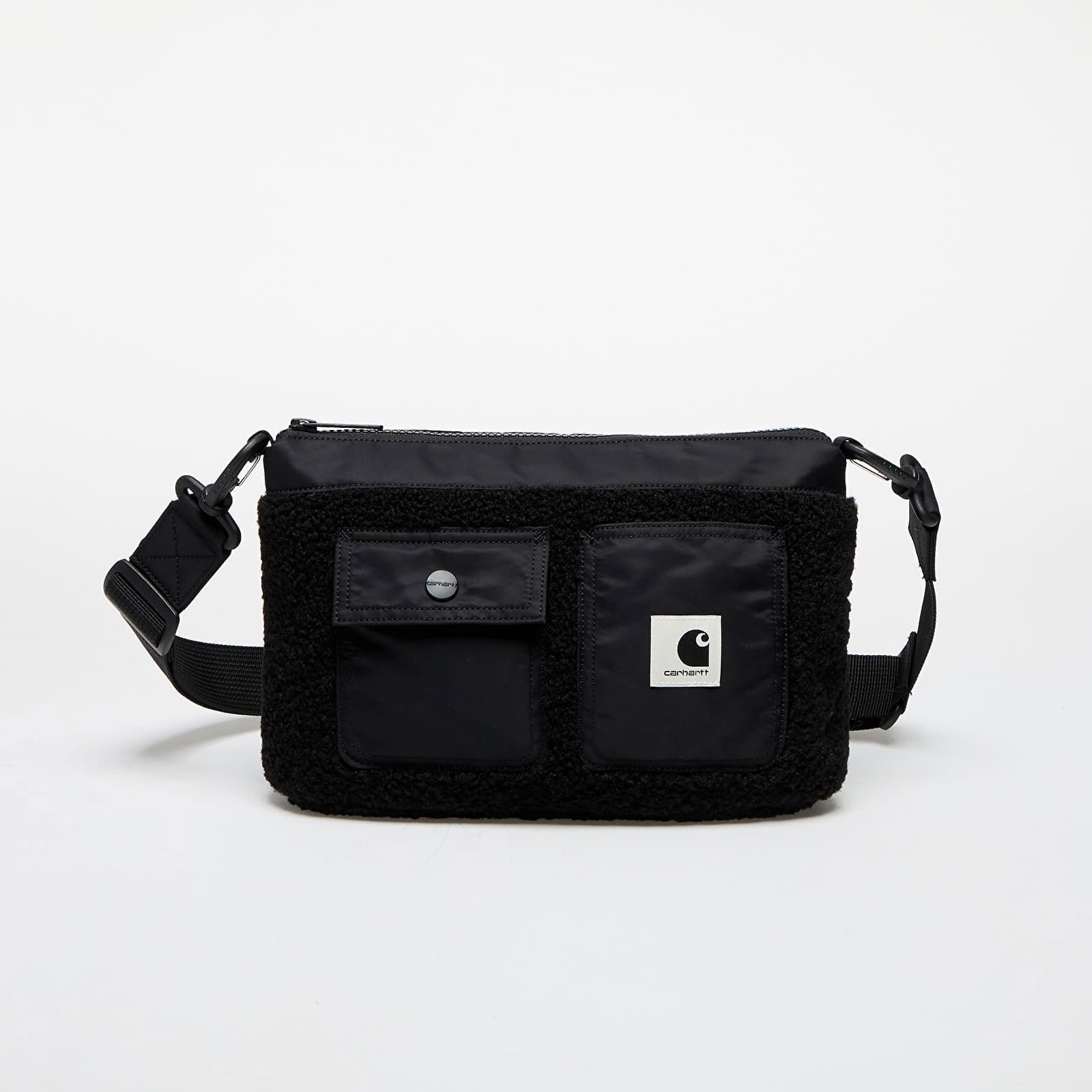 Black Crossbody Bag with Adjustable Strap