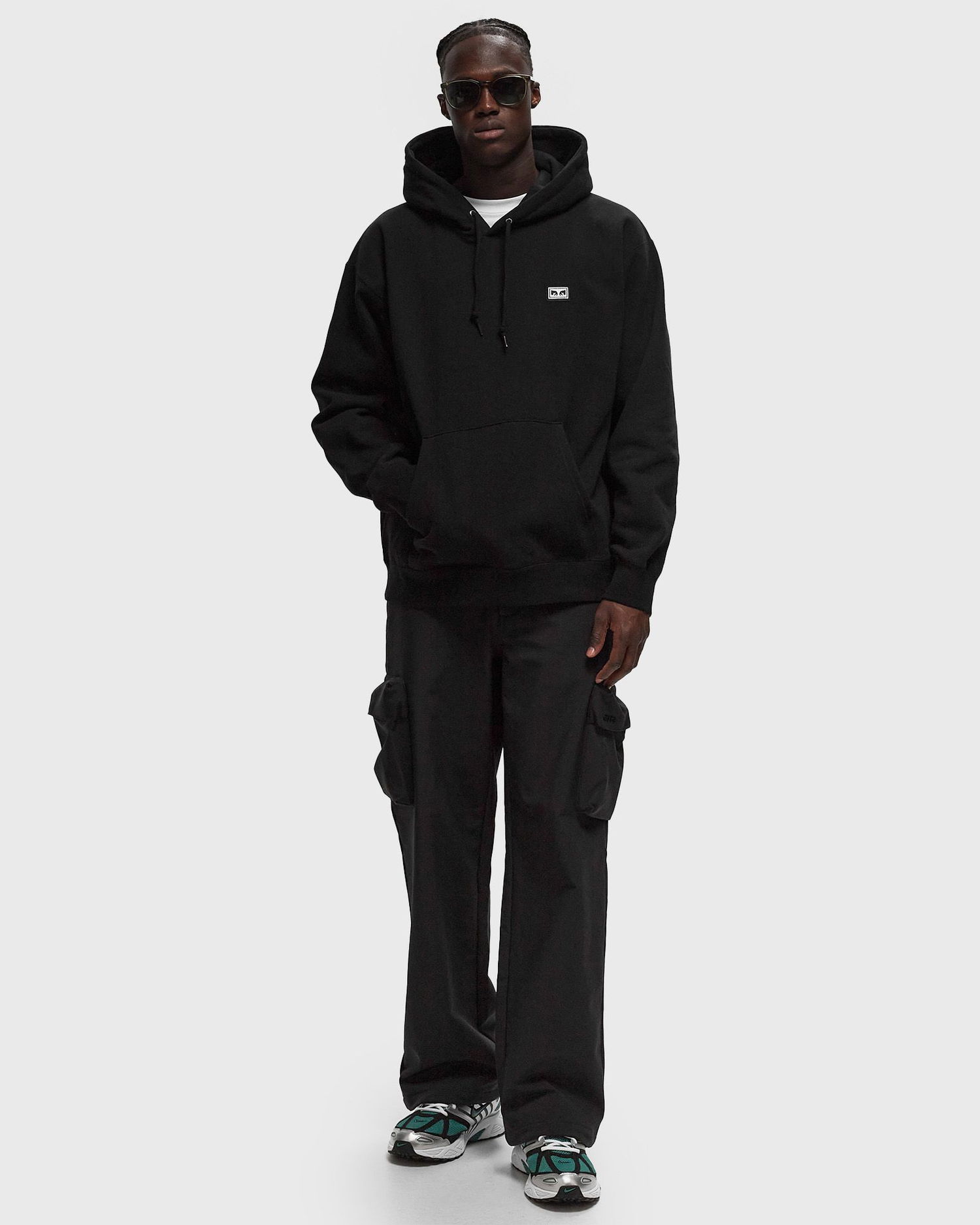 Mikina OBEY Established Works Eyes Hoodie Čierna | 112470217-BLK, 1