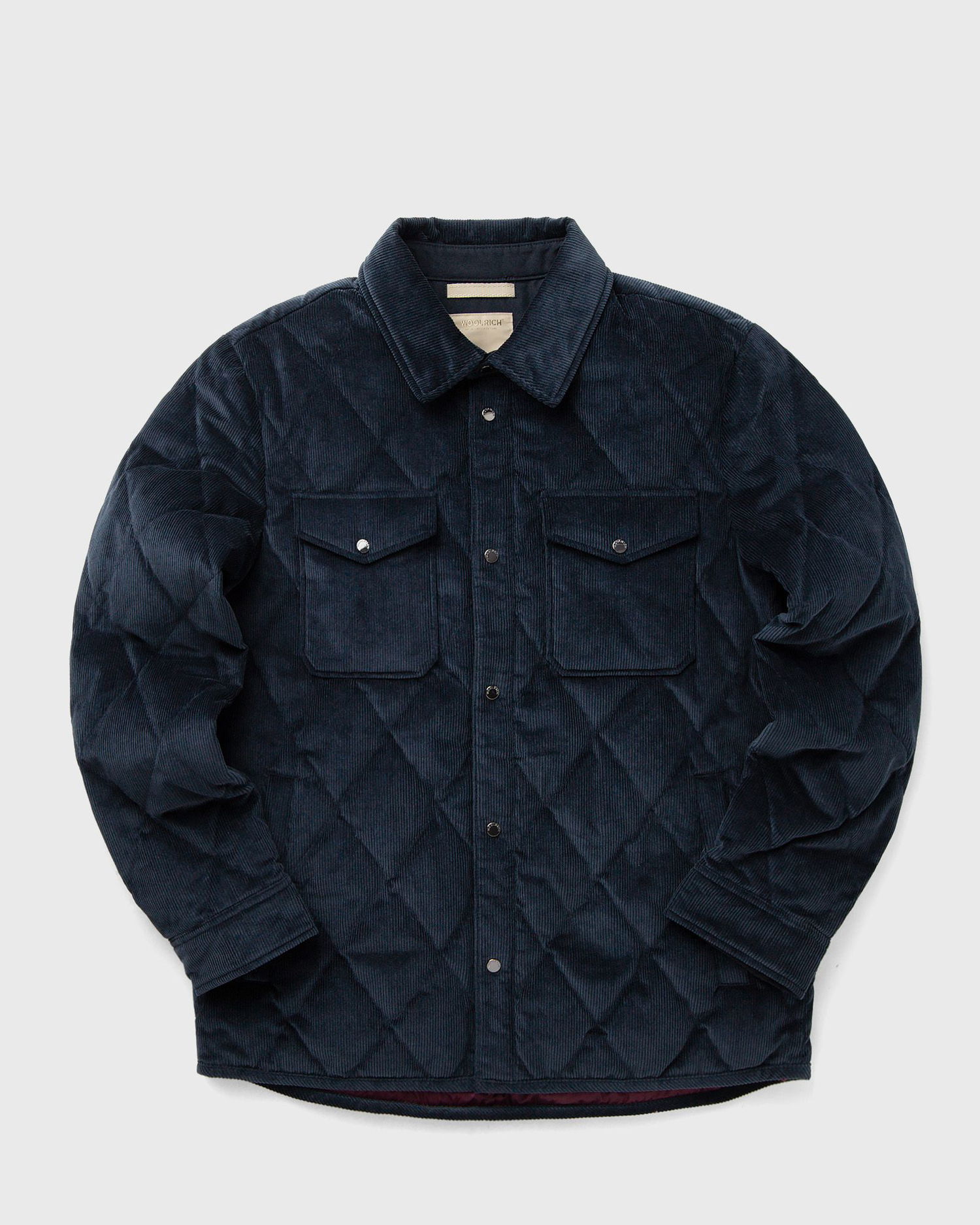 Bunda WOOLRICH Alaskan Corduroy Quilted Shirt Jacket Navy | CFWOOS2014MRUT5017-3989, 1