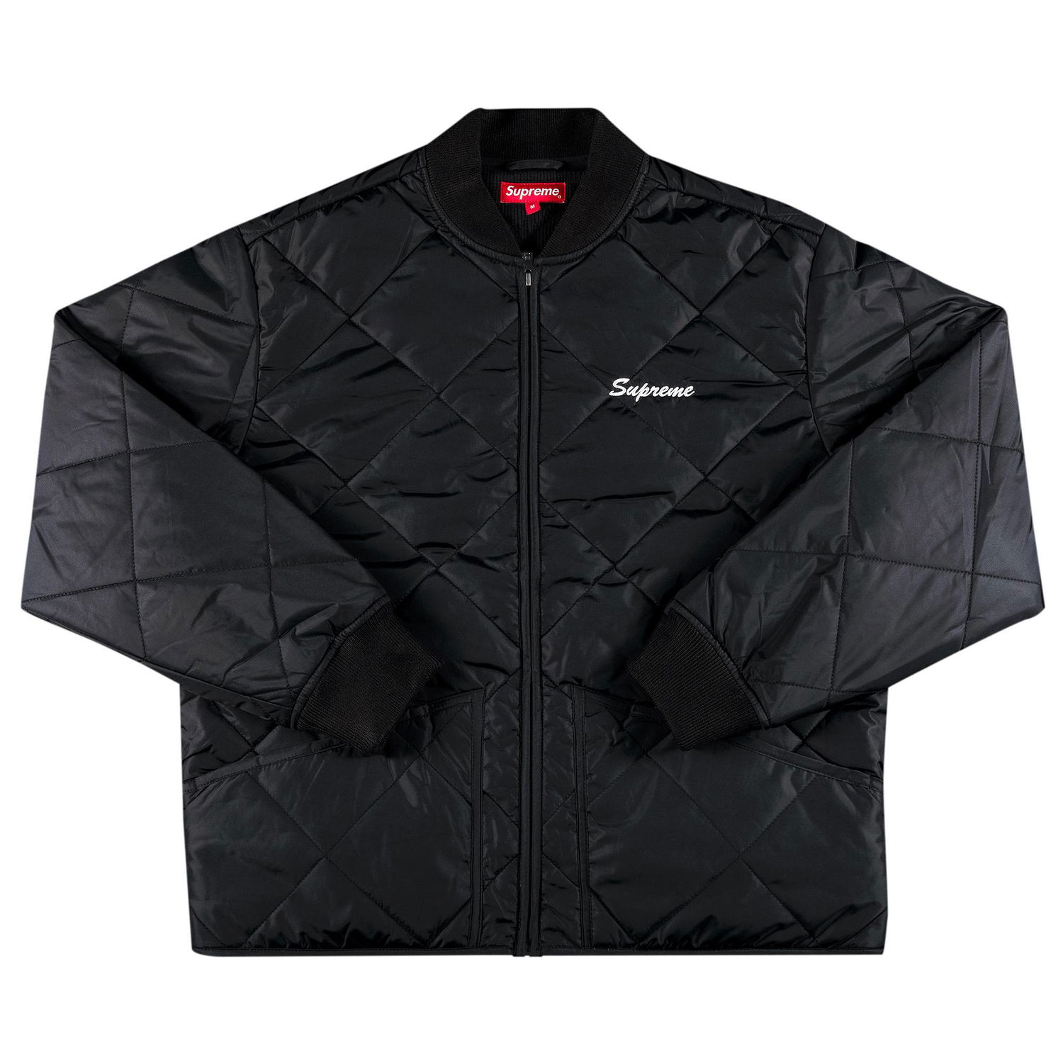 Bunda Supreme Quit Your Job Quilted Work Jacket Čierna | FW21J71 BLACK, 1