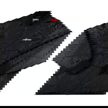 Bunda Supreme Quit Your Job Quilted Work Jacket Čierna | FW21J71 BLACK, 1