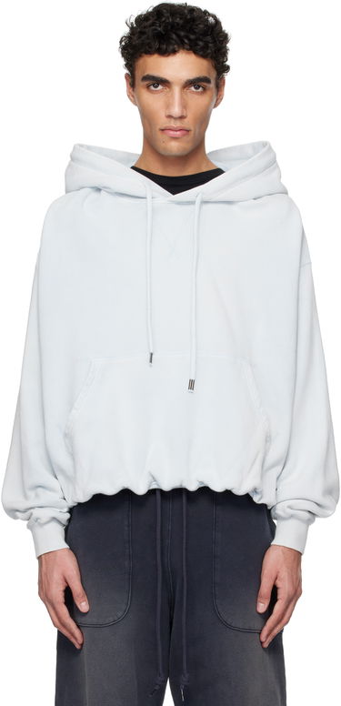 Mikina R13 R13 Balloon Popover Hoodie Modrá | R13MK215-001BE, 0