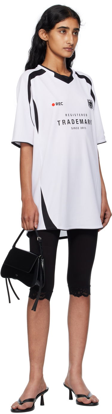 Dres VETEMENTS Vetements 'Trademark' Football T-Shirt Biela | UH76TR500W, 3