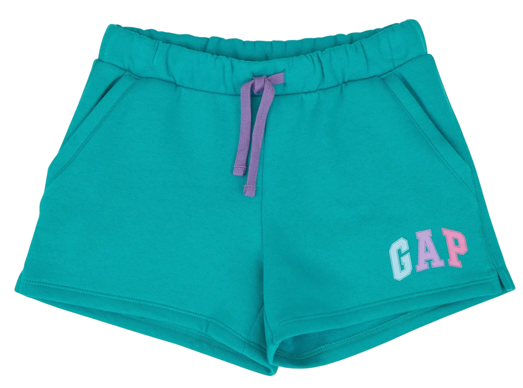 Šortky GAP Drawstring Fleece Logo Shorts Tyrkysová | 719777-10, 0