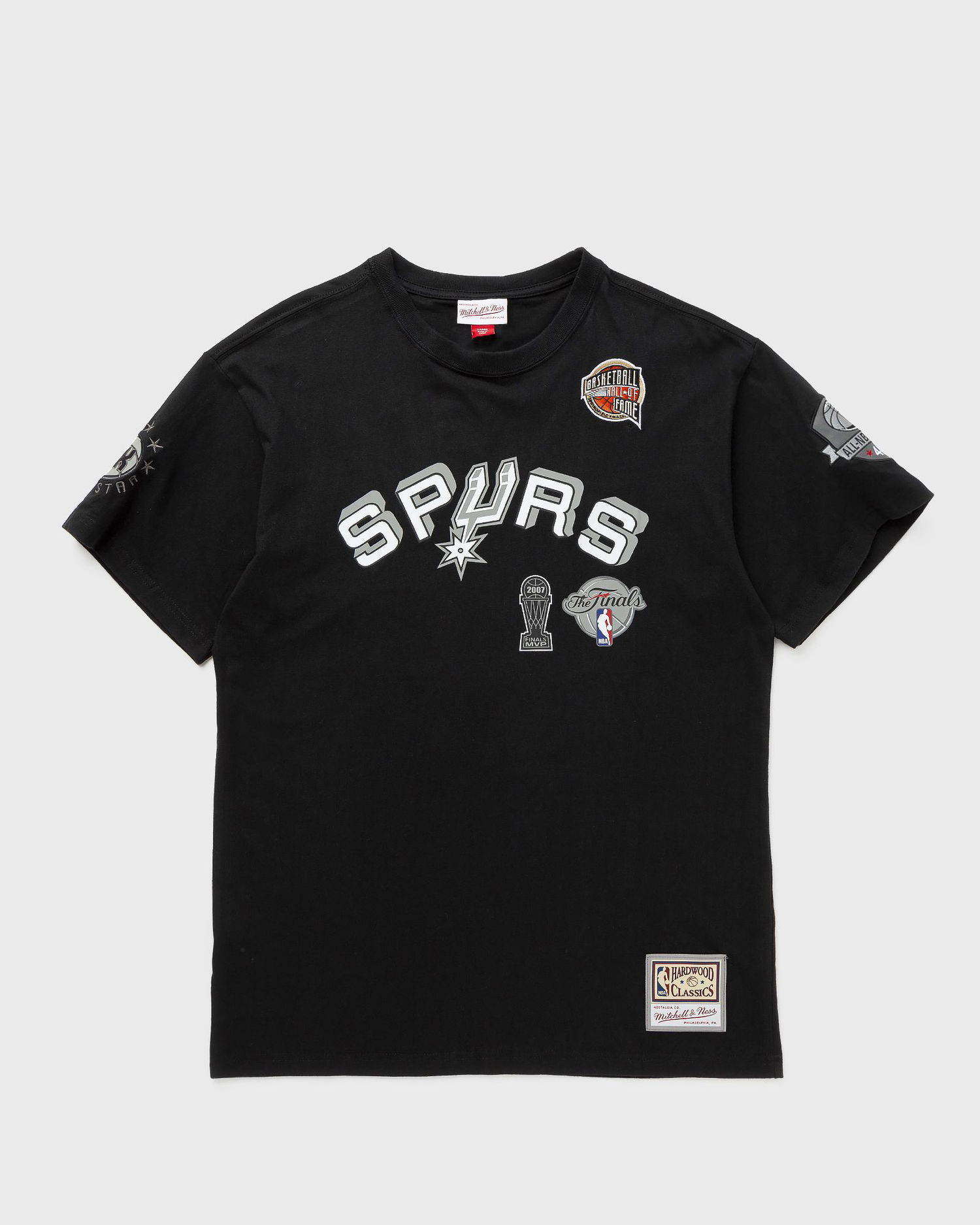 Tričko Mitchell & Ness NBA N&N PREMIUM TEE SAN ANTONIO SPURS HALL OF FAME TONY PARKER #9 Čierna | TCRW6862-SASYYTPABLCK, 0