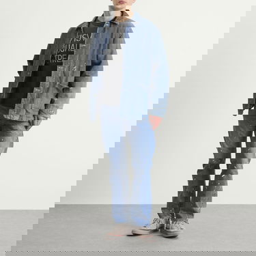 Bunda visvim Social Sculpture DMGD Paint Splatter Denim Work Jacket Modrá | 0125205006003, 4