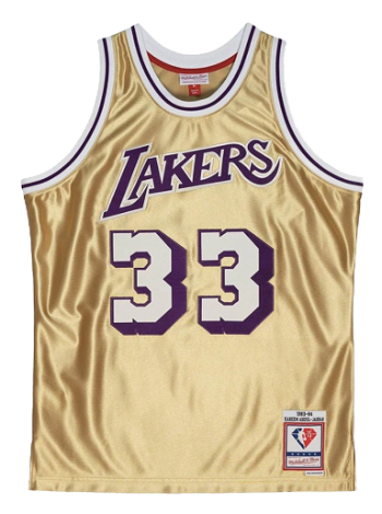 Mitchell & Ness Los Angeles Lakers Kareem Abdul-Jabbar 75th Gold Swingman Jersey SMJY4398-LAL83KABGOLD