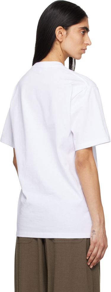 Tričko JW Anderson JW Anderson Window Embroidered T-Shirt Biela | JT0283-PG1510, 2