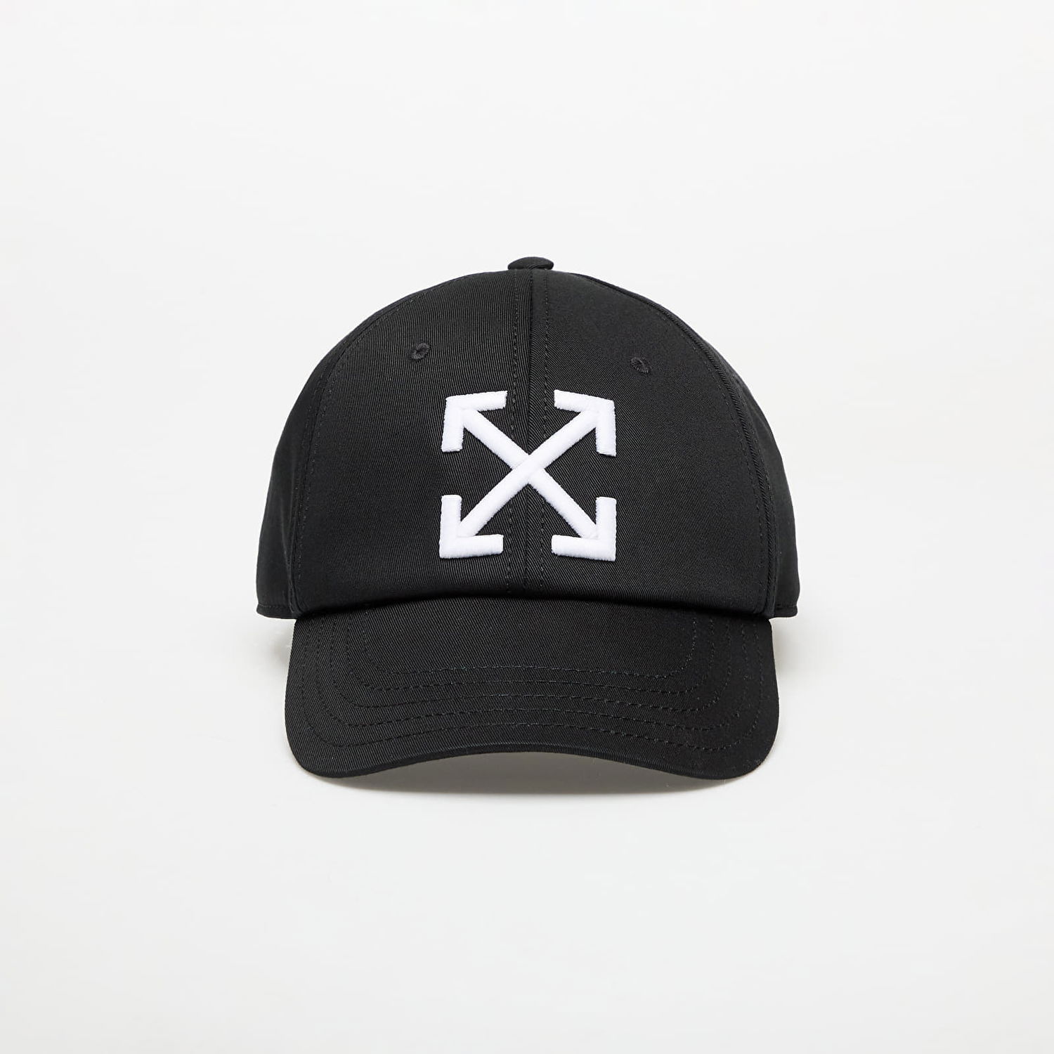 Šiltovka Off-White Black Drill Baseball Cap with Arrow Logo Čierna | OMLA049C99FAB0021001, 0