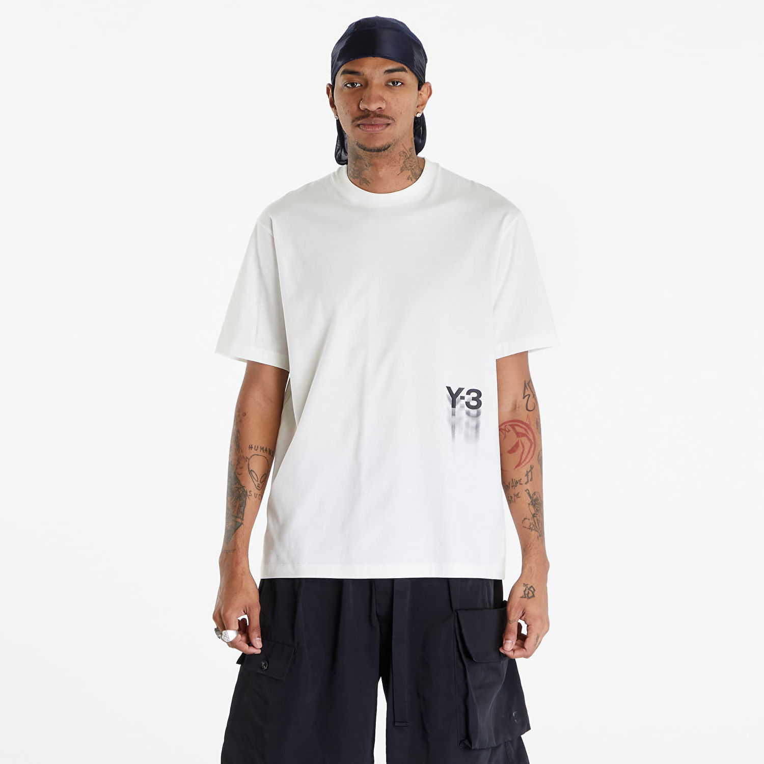 Tričko Y-3 Graphic Short Sleeve T-Shirt UNISEX Off White Biela | IZ3123, 0