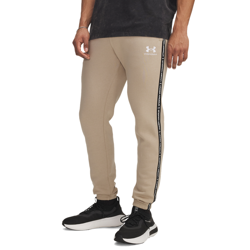 Tepláky Under Armour Icon Fleece Joggers with Side Taping Béžová | 1389358-299