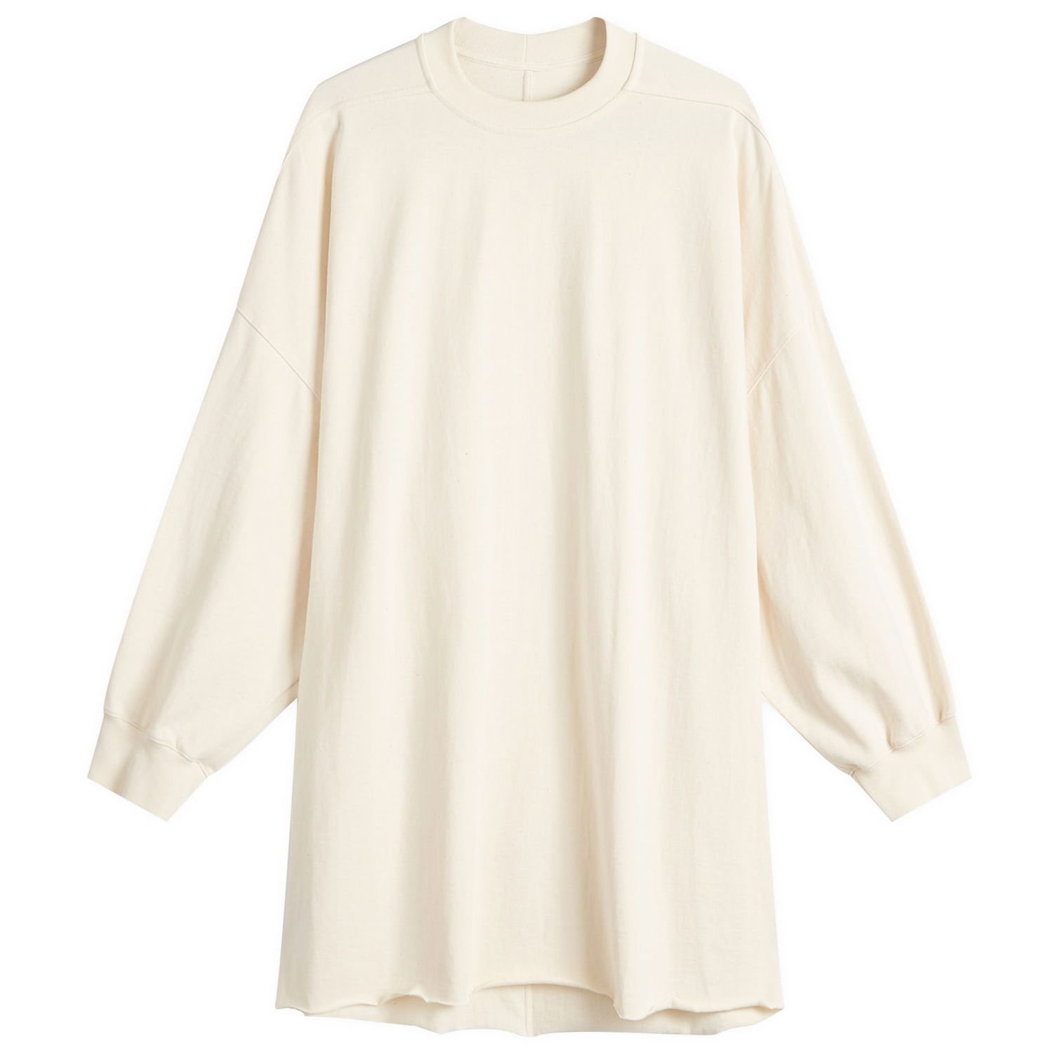 Sveter Rick Owens Rick Owens Tommy Long Sleeve Heavy Jersey T-Shirt Béžová | RU01E5276-BA-21, 1