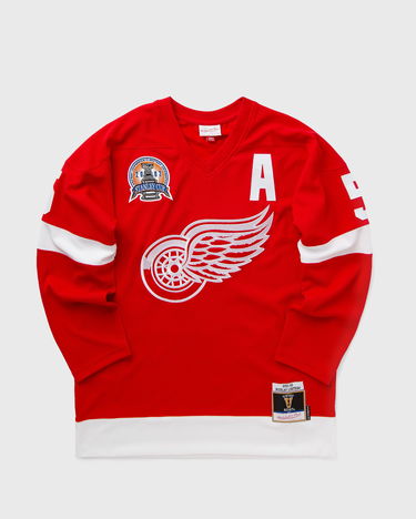 Dres Mitchell & Ness NHL Detroit Red Wings 2001 Nicklas Lidstrom #5 Jersey Červená | JY8993-DRWRED1, 0
