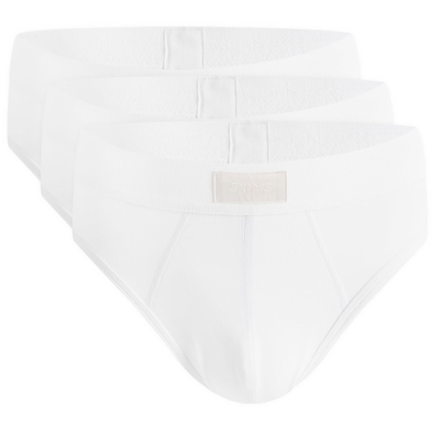Nohavičky SKIMS 3-Pack Cotton Briefs Biela | BO-BRF-5633M-CH, 1