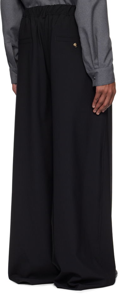 Nohavice Marni Marni Wool Wide-Leg Trousers Čierna | PUMU0290A1 UTP771, 2
