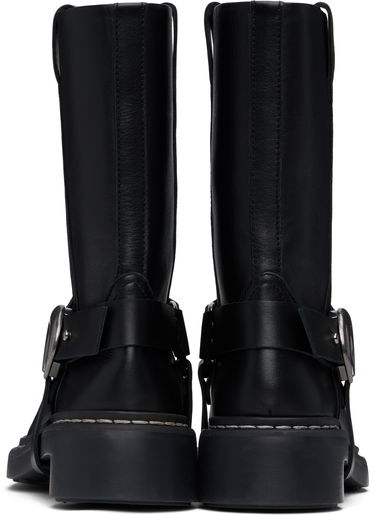Oblečenie Marine Serre Marine Serre MS Moto Leather Boots Čierna | WFW045A RLEA0017, 1