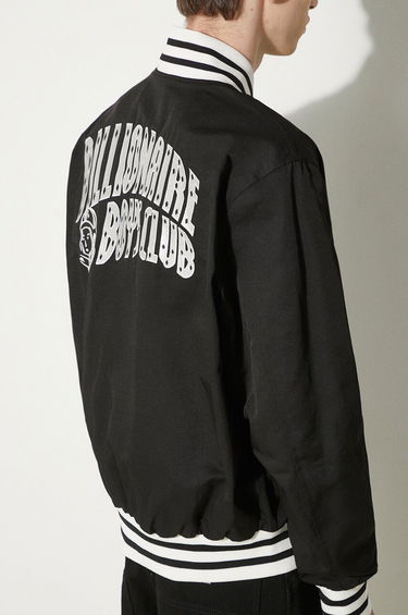 Bomber bunda BILLIONAIRE BOYS CLUB Billionaire Boys Club Arch Logo Lightweight Varsity Bomber Jacket Čierna | B24201, 6