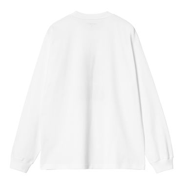 Tričko Carhartt WIP Long Sleeve Graphic Print T-Shirt Biela | I033954_8, 3