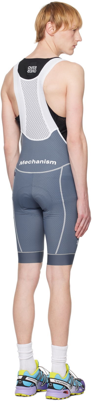 Šortky Pas Normal Studios Mechanism Bib Shorts Šedá | MB0107AM, 2