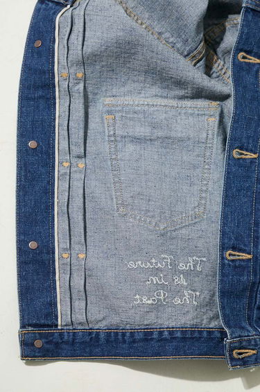 Bunda Human Made Denim Work Jacket Modrá | HM27JK015, 6