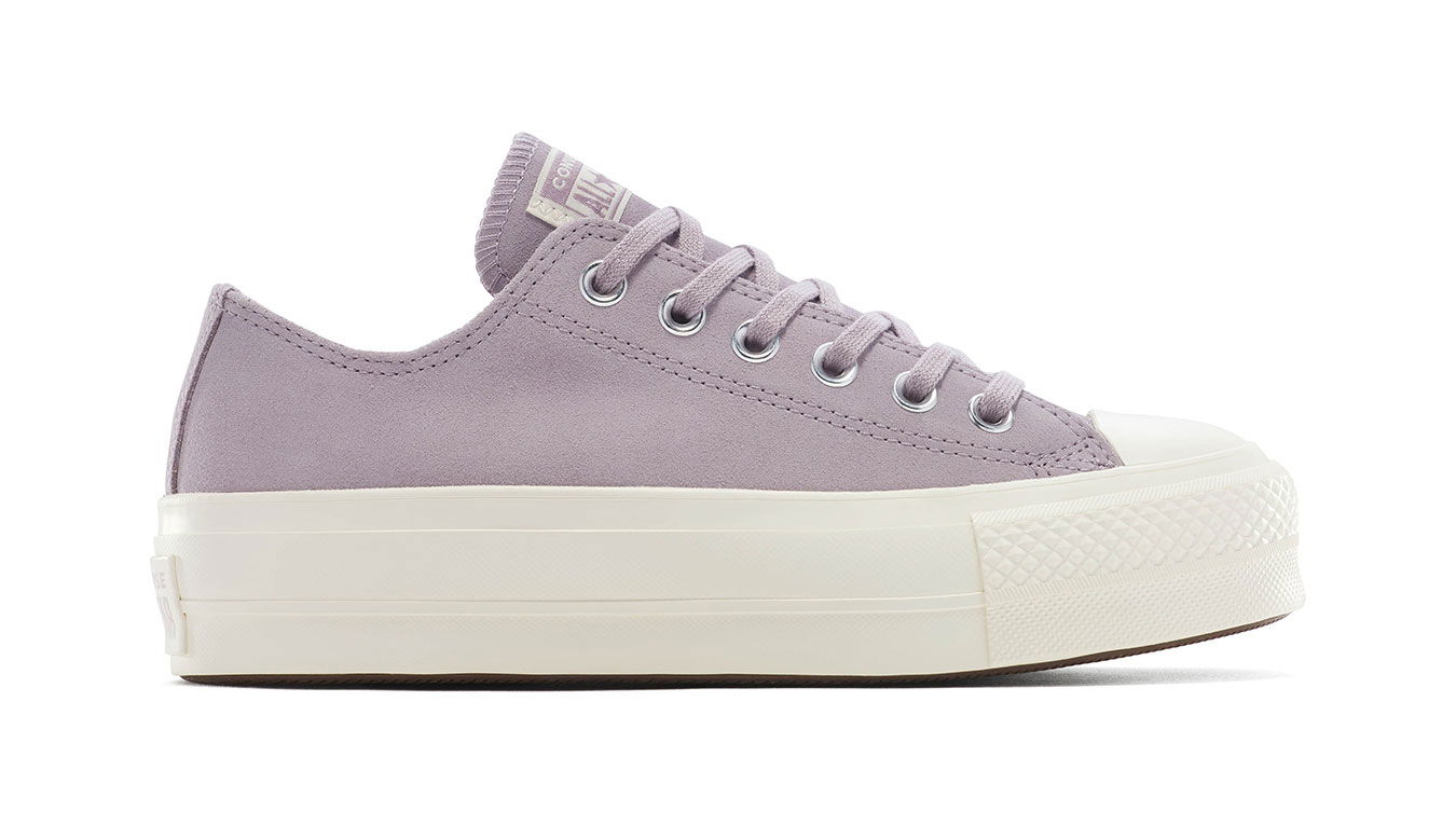 Tenisky a topánky Converse Chuck Taylor All Star Lift Platform Colorful Suede 4.5 Fialová | A15532C, 1