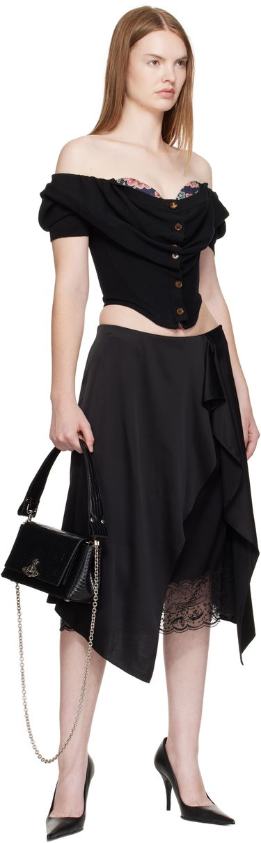 Kabelka Vivienne Westwood Vivienne Westwood Hazel Medium Handbag Čierna | 46020001W-L00C0-, 3