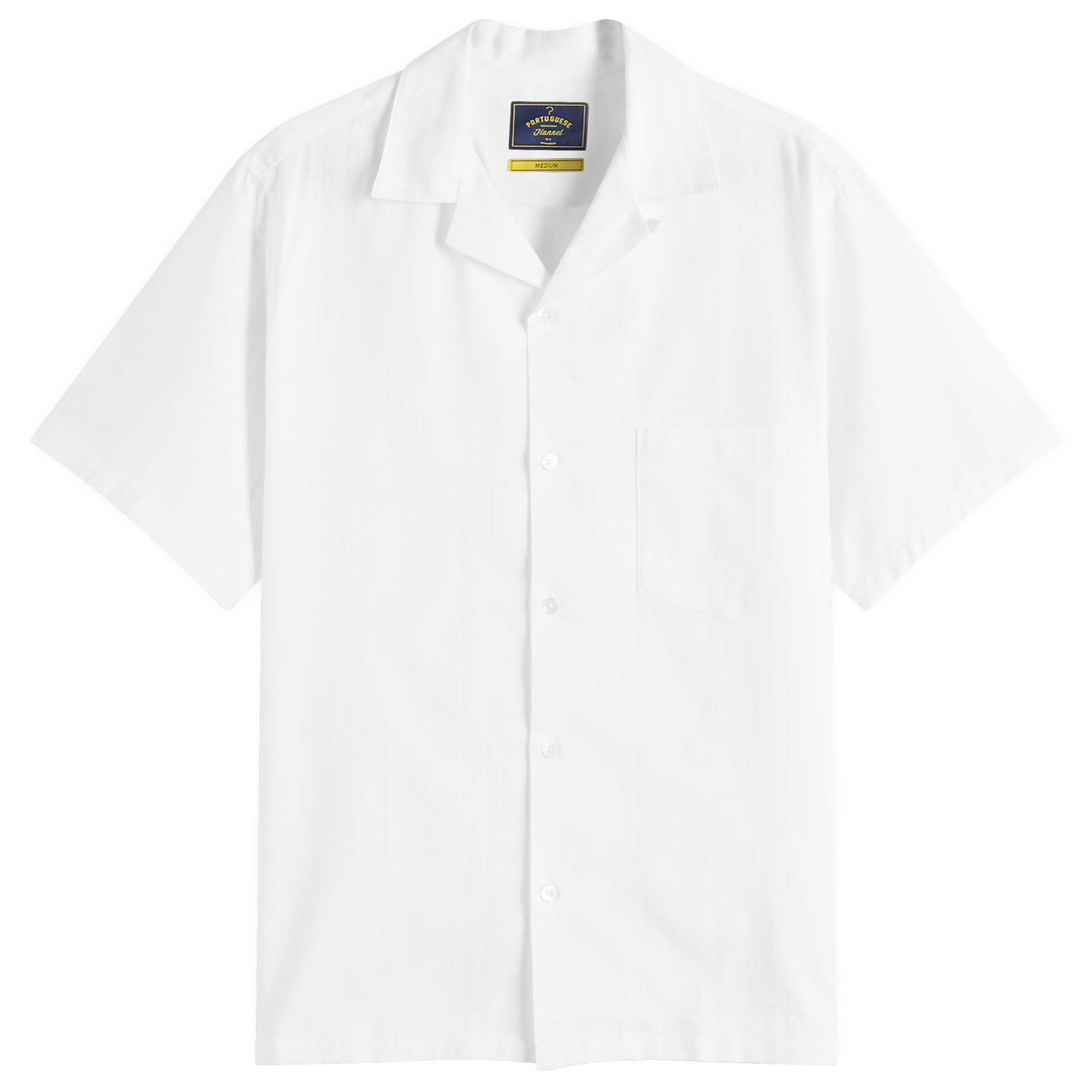 Košeľa Portuguese Flannel Portuguese Flannel Alqueva Vacation Shirt Biela | SS25-007-WHT, 1