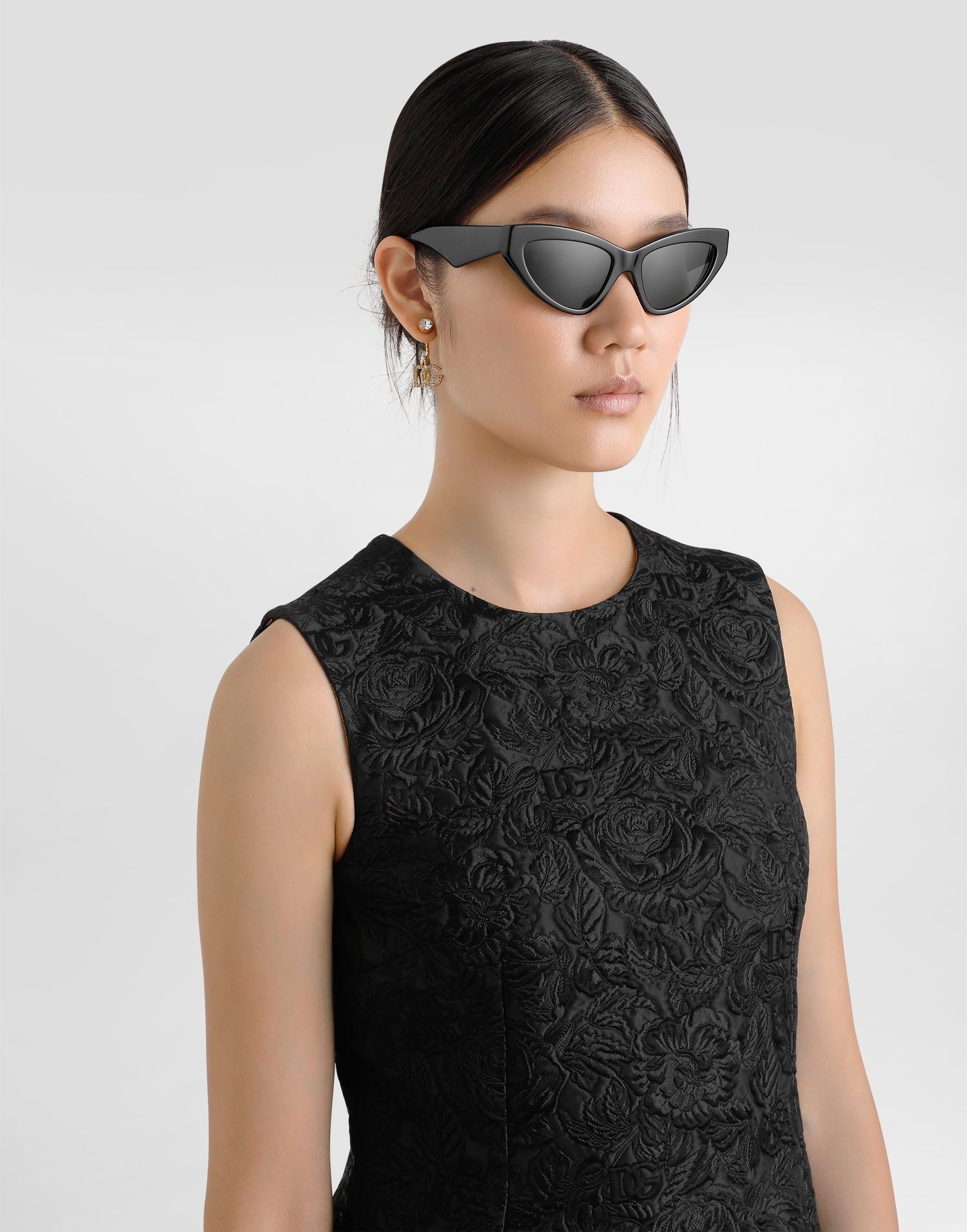 Slnečné okuliare Dolce & Gabbana Crossed Icons Acetate Sunglasses Čierna | VG4439VP1879V000, 1