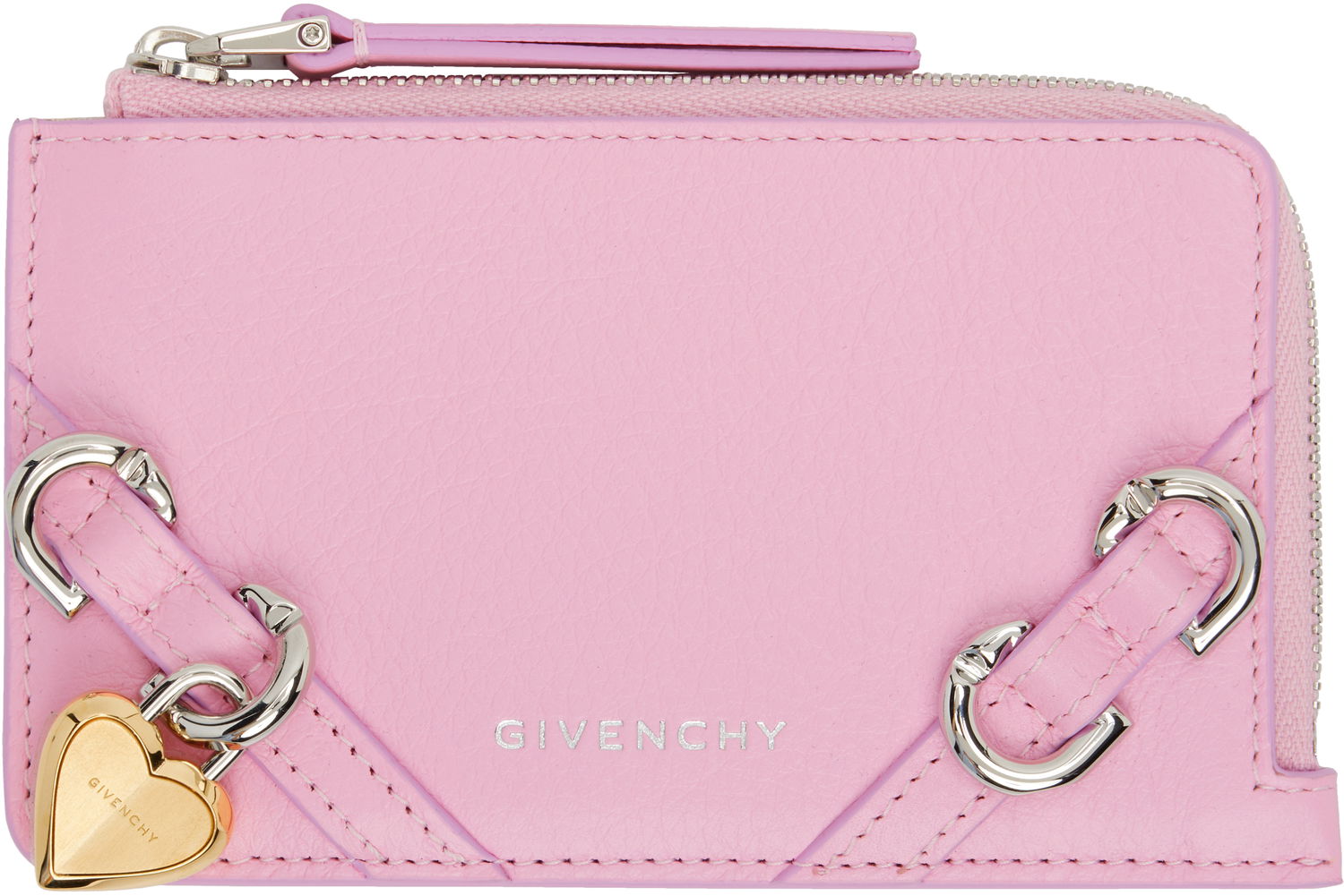 Peňaženka Givenchy Givenchy Voyou Zipped Card Holder Ružová | BB60LSB28T662, 0